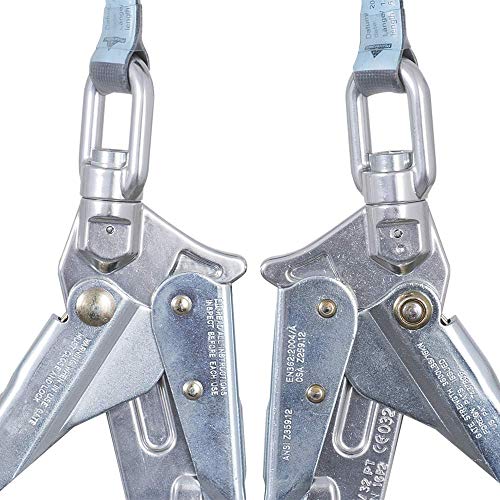 PeakWorks V845526006LE - Twin Leg Form Hook 6' (1.8 m) 1" (25 mm) Webbing - Aluminum Housing, Type 2 -Leading Edge Self-Retracting Lifelines (SRL) - Fall Protection - Proindustrialequipment