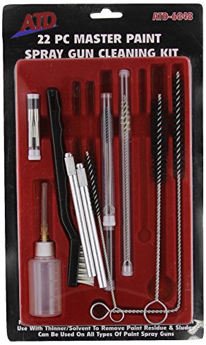 ATD 6848 Paint Gun Cleaning Kit, 22-Piece - Proindustrialequipment