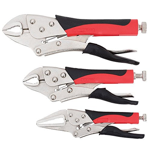 ITC Professional 3-Piece Cushion Grip Locking Pliers Set, 20606 - Others - Proindustrialequipment