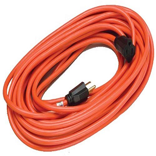 Alert Stamping WC425 Heavy Duty Indoor/Outdoor Extension Cord, Orange, 25-Feet - Proindustrialequipment