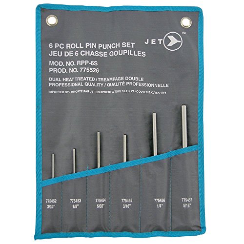 Jet 775526-6-Piece Roll Pin Punch Set - Sockets and Tools Set - Proindustrialequipment