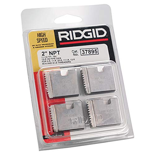 Ridgid 37895 Manual Pipe Threader Die, High Speed, Right Hand, 2-Inch - Plumbing Tools - Proindustrialequipment