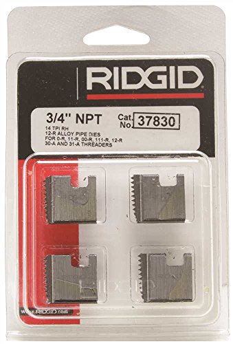 Ridgid 37830 Manual Pipe Threader Die, Alloy, Right Hand, 3/4-Inch - Plumbing Tools - Proindustrialequipment