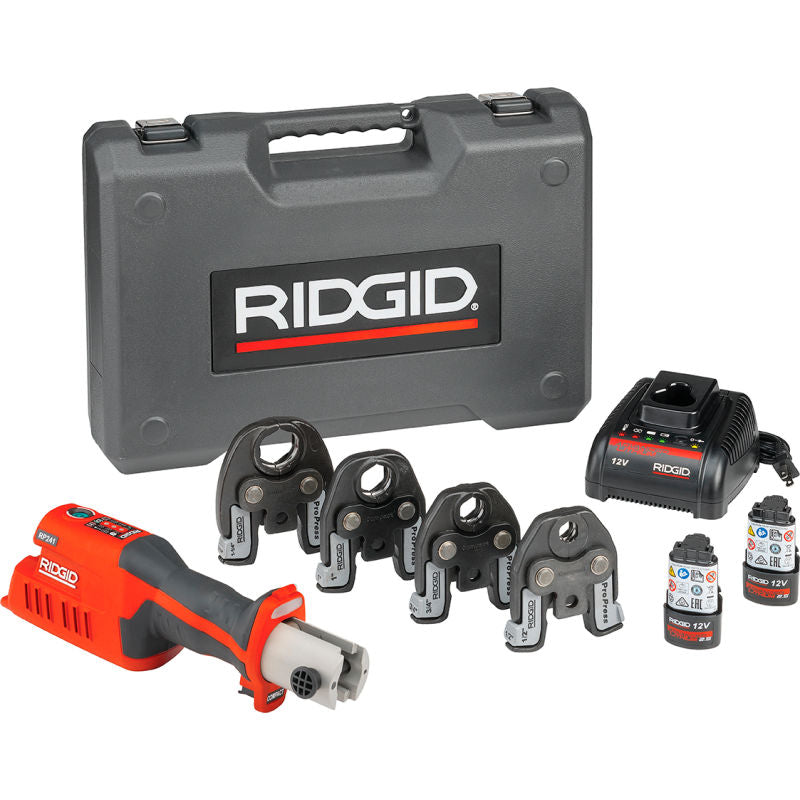 Ridgid 57363 (FULL KIT) RP 241 Press Tool Kit 1/2"-1-1/4" Pp+Lio - Ridgid - Proindustrialequipment