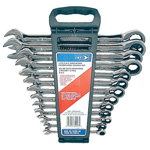 Jet 13-Piece Long S.A.E. Ratcheting Combination Wrench Set, 700312 - Wrenches - Proindustrialequipment