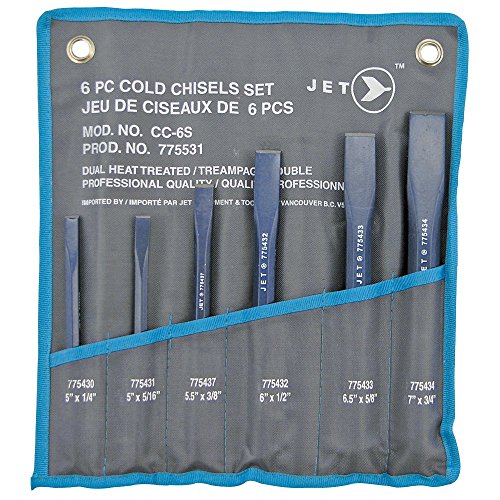 Jet 775531-6-Piece Cold Chisel Set - Sockets and Tools Set - Proindustrialequipment