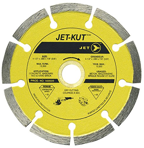 Jet 568632-7 X .080 X Dia. (7/8, 5/8) -Kut Premium Segmented Diamond Blade - Jet - Proindustrialequipment