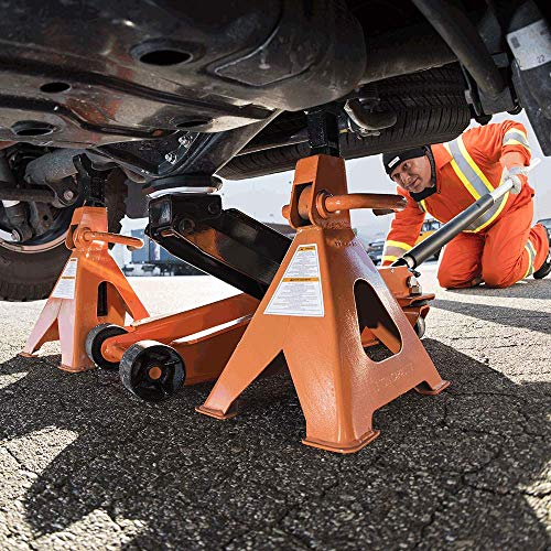 STRONGARM 32243 - 6 Ton Jack Stands-Ratcheting Style-Heavy Duty - Proindustrialequipment