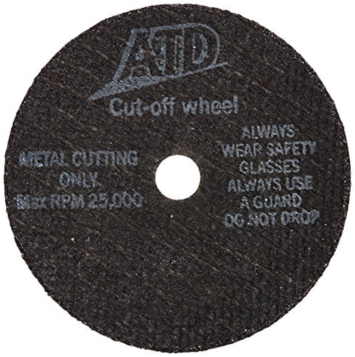 ATD Tools 8289 3" x 1-1/6" x 3/8" Cut-Off Wheel, (Pack of 5) - Proindustrialequipment